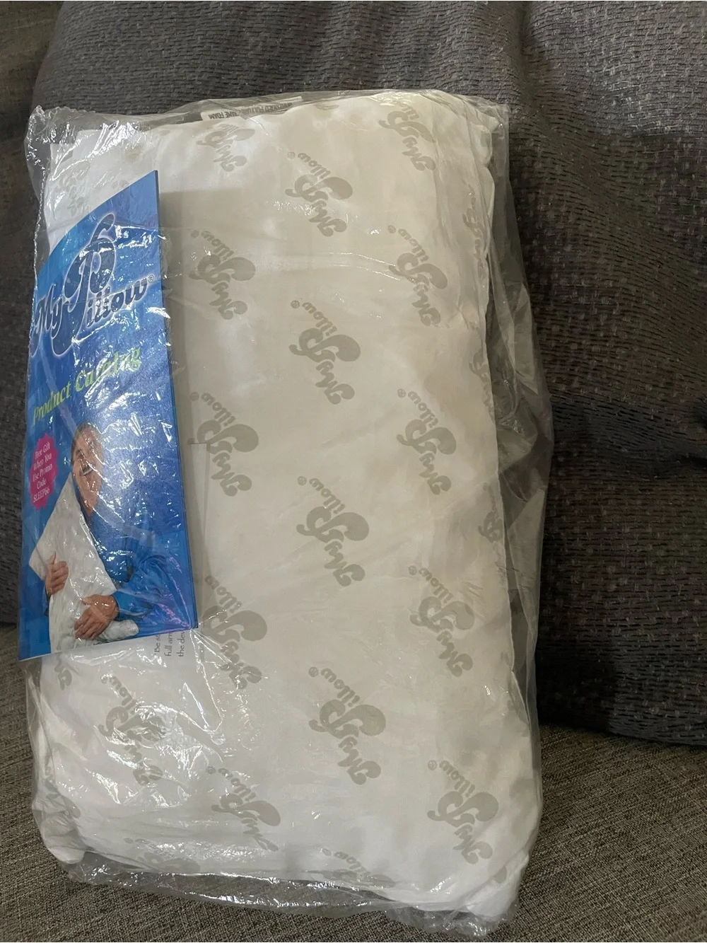 My Pillow Multi-Use Travel size 12” x 18” 100%COTTON LOGO PILLOW